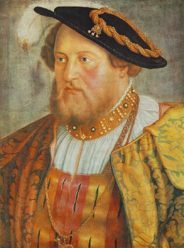 BEHAM, Barthel Portrait of Ottheinrich, Prince of Pfalz Sweden oil painting art
